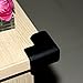 Leyaron 12 Pack Corner Protector, Baby Proofing Corner Guards & Edge Protectors, Table Corner Protectors for Baby Child Infant Kids Safety, Furniture Bumper Corner Cushions, Black