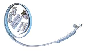 Riel de cortina flexible PVC - acabado blanco - Set completo y