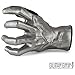 Guitar Grip Studios 2 Pack Left and Right Hand Metal Mayhem Metallic Silver Guitar Hangers