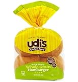 Udi's Gluten Free Whole Grain Hamburger Buns 10.4 Oz. - 1 Pack