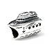 Queenberry Sterling Silver Nautical Cruise Ship Bead for European Charm Bracelet