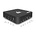 2018 Android TV Box Quad-Core 1G/8G 4K 3D Set Top Box HD 1080P Smart Media Player TV Moving Box with Wi-Fi, Black