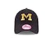 NCAA Michigan Wolverines New Era Team Glisten LS 9TWENTY Adjustable Cap, Navy, One Size
