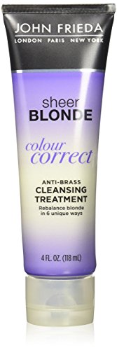 John Frieda Sheer Blonde Colour Correct Anti-Brass Cleansing Treatment, 4 Ounce