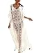 Santwo Women's Long Lace Beach Dress Bathing Suit Swimsuit Bikini Swim Cover Up