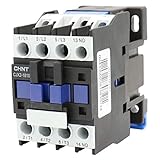 Baomain AC Contactor CJX2-1810 220-240V AC 50/60Hz 660V 32 Amp 3 Phase 3-Pole NO DIN Rail