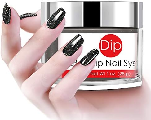 Glitter Nail Dipping Dip Powder (Added vitamins) 1 Ounce, Non-Toxic and Odorless, No Need UV LED Lamp Curing (DIP 036)