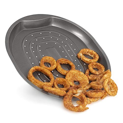 image for Besti Oven Crisper Pan (Round) Nonstick Baking Steel Cookware | Air Ci