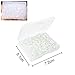 400pcs Earring Backs, Premium Clutch Safety Earring Pad, Clear Bullet Stopper Replacement Jewelry Findings Stored in a Small Storage Box