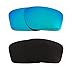CHAINLINK Replacement Lenses Polarized Black & Blue by SEEK fits OAKLEY