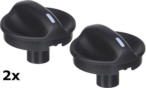 (Set of 2) Compatible with Honda Accord 1994-1997 Temperature Climate & Heater Control AC Knob Button