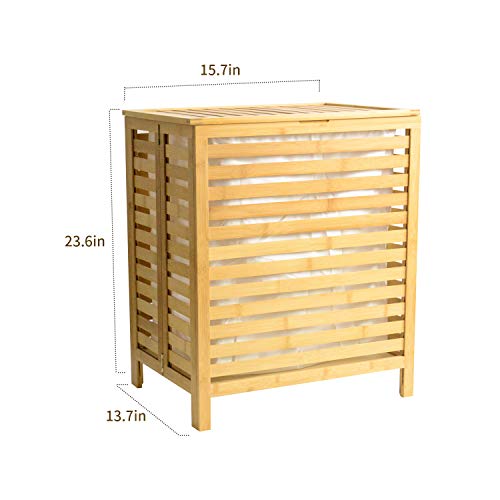 tonchean-Folding-Bamboo-Hamper-with-Lid-Natural-Bamboo-Laundry-Hamper-Basket-Removable-Space-Saving-Storage-Basket-with-Machine-Washable-Cotton-Canvas-Liner-Cut-Out-Handles