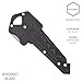 SOG Key Knife Folding Knife - Key Knife Hidden Knife Keychain, Foldable Pocket Knife Self Defense Tool w/ Small Knife Key Mini Blade (KEY-101)