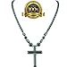 Dr. Kao® Magnetic Therapy Necklace Magnetic Necklace With Cross Pendant For Man Pain Relief For Father For Boyfriend For Him for Arthritis Pain Relief Magnets for Anxiety Relief for Carpel Tunnel