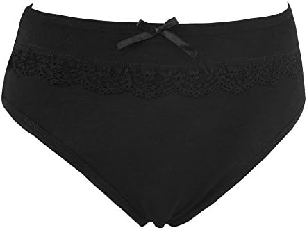 Women's Comfort Stretch Hipster (3 Pack) Black 4XL