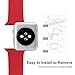 AdMaster Silicone Compatible for Apple Watch Band and Replacement Sport iwatch Accessories Bands Series 3 2 1 Red 42mm M/L