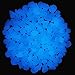 LoveS 200 Pcs Glow in the Dark Pebbles, Garden Decorative Stones for Walkway, yards, Indoor , Patio Decorations (Blue)