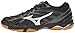 Mizuno Women's Wave Hurricane 3 Volleyball Shoes, Black/Silver, 8 B US