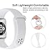 UPOLS Compatible with Apple Watch Band 38mm 42mm 40mm 44mm Sport Band, Silicone Sport