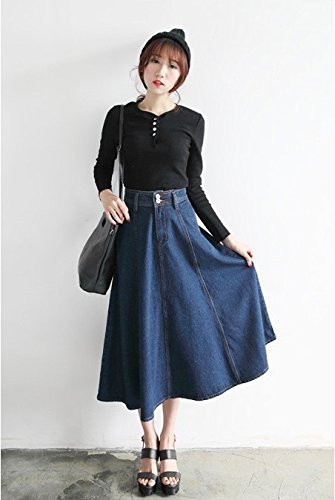 50 スカート デニム ロング 人気のファッショントレンド