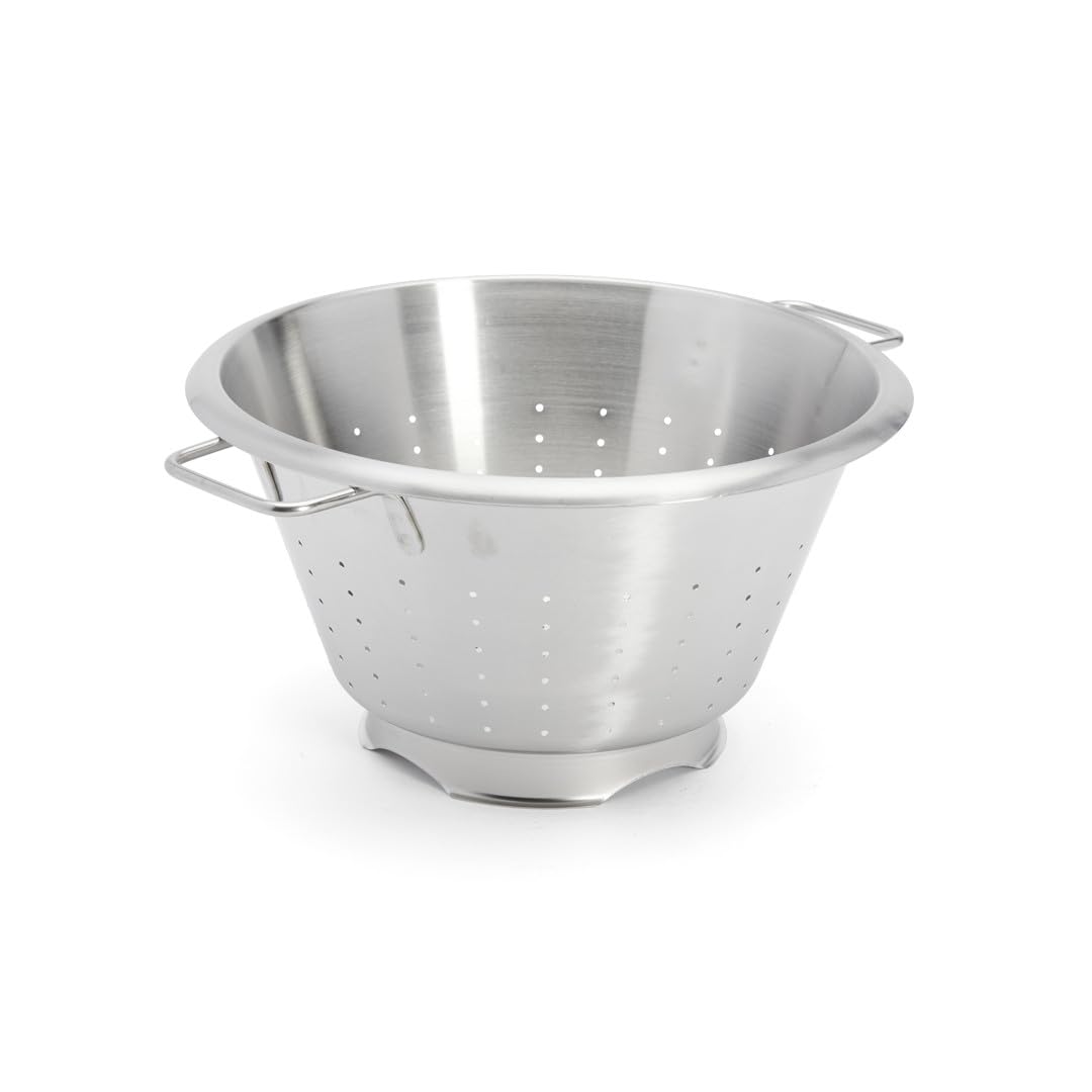 De Buyer Conical Colander Stainless Steel Circle With 2 Handles, 32 cm