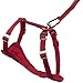 Kurgo Enhanced Strength Tru-Fit Dog Car Harness - Crash Tested for Safety - Broad Chest Plate - All Steel Nested Buckles - Includes Seatbelt Tether - Red - X-Small