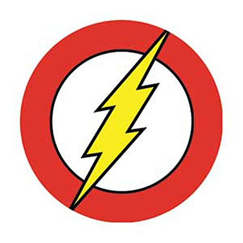 Officially Licensed DC Comics Originals (Justice League) The Flash Logo 1.25" Button/Pinback (with Gift Box)