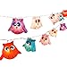 Night Lights Owl Lamp Hanging Lights for Childern Bedroom Decoration 20 Lights/set