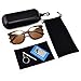 Ziwanule Polarized Sunglasses for Women/Men Vintage Womens Sunglasses Driving Sun Glasses Brown Lens/Tortoise Frame