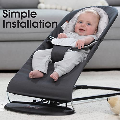 Boppy Head Support Noggin Nest, Gray Elephant Plaid, For 3 or 5point