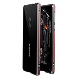 For Mi MIX,DAYJOY Luxury Sword Design Dual color Premium Aluminum Metal Shockproof Bumper Frame Case for Xiaomi Mi MIX (BLACK)