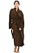 Del Rossa Womens Classic Fleece Shawl Collar Bathrobe Robe