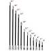 ZSHJG Archery Balance Bar Stabilizer Extension Pole Rod 4 inch-34 inch Bow Stabilizer Rod Weight Main Rod Sided Rod System Carbon Fiber Stabilizer Shock Absorber for Recurve Compound Bow Accessory