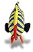 Wild Republic Emperor Angelfish Plush, Stuffed Animal, Plush Toy, Gifts for Kids, Sea Critters 8 Inches