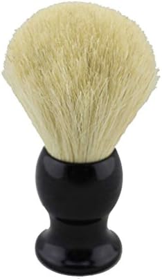 VIGSHAVING 22mm Knot Resin Black Handle Horse Hair Shaving Brush