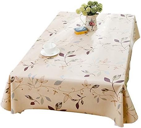 Amazon Remecle テーブルクロス テーブルカバー 撥水 Pvc 北欧 137cm X 185cm ずれにくい 汚れ防止 手入れ簡単 ダイニングテーブル 長方形 Clothプラント テーブルクロス オンライン通販