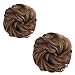REECHO Thick 2PCS Updo Messy Hair Bun Curly Wavy Ponytail Extensions Hairpieces Hair Scrunchies for Women Girls Color Light Chocolate Brown