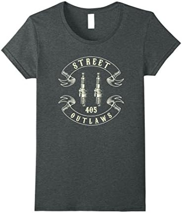 Women's 405 Street Outlaws T Shirt Small Dark Heather