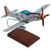 Mastercraft Collection North American Plane w/ Rolls-Royce Engine P-51D  Mustang "Old Crow" Model Scale:1/24