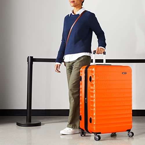 Amazon Basics 30Inch Hardside Spinner, Orange Pricepulse