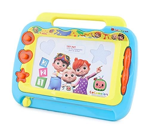 Toylandยฎ Cocomelon Magnetic Drawing Board With Stamps - Creative Toddler Toys - Suitable For 3 Years +