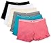 B2BODY 6 Pack Women's Regular & Plus Size Stretch Cotton Short Leg Boyshort Boxer Briefs (L)