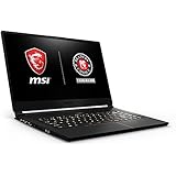 MSI GS65 Stealth THIN-051 15.6" 144Hz 7ms Ultra Thin Gaming Laptop GTX 1060 6G, i7-8750H 6 Core, 16GB RAM, 256GB SSD, RGB KB VR Ready, Metal, Black w/ Gold Diamond Cut, Win 10 Home 64bit
