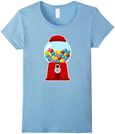 Womens Kids Funny Birthday Gift Shirt Chewing Gums Bubble Gums Tee  XL Baby Blue