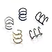 CrazyPiercing 5PCS Piercing Women Girls Men 16G Stainless Steel Non-piercing Fake Lip Nose Ring Clip-on Cartilage Septum Earring Hoop (3 Layer)