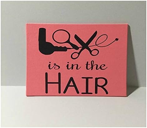 Mini painted canvas sign