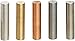 Ajax Scientific 5 Piece Metal Specific Gravity Cylinder Set, 10mm Diameter x 40mm Length