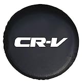 DKIIGAME CRV Spare Tire Cover Wheel Protectors Weatherproof Vinyl Leather for Honda CR-V (27