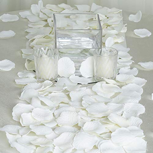 COTOSEY 4000 Pcs Silk Rose Artificial Petals Supplies Wedding Decorations (Ivory)