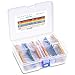 Anezus 1280 Pcs 64 Values Resistor Kit 1 Ohm-10M Ohm with 1% 1/4W Metal Film Resistors Assortment